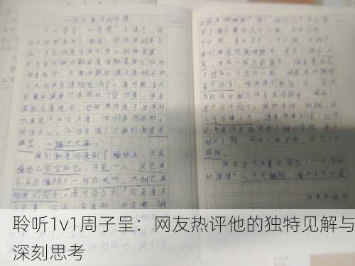 聆听1v1周子呈：网友热评他的独特见解与深刻思考