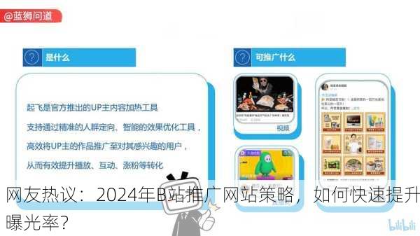 网友热议：2024年B站推广网站策略，如何快速提升曝光率？