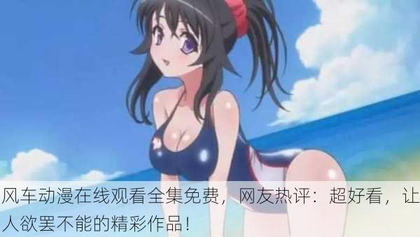 风车动漫在线观看全集免费，网友热评：超好看，让人欲罢不能的精彩作品！