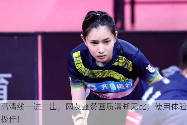 高清线一进二出，网友盛赞画质清晰无比，使用体验极佳！