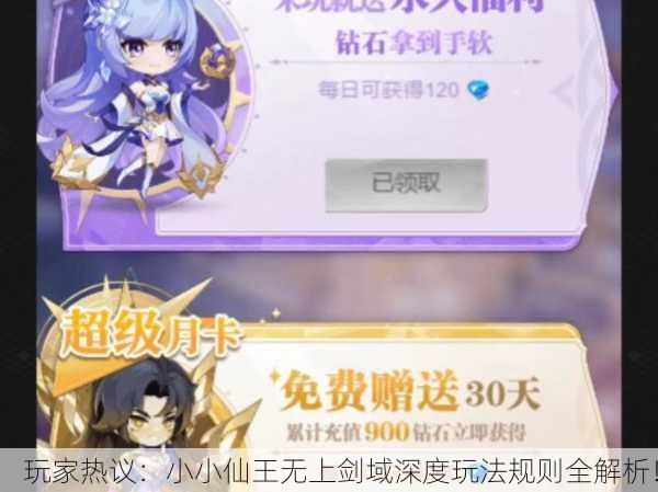 玩家热议：小小仙王无上剑域深度玩法规则全解析！