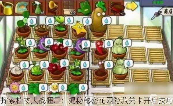 探索植物大战僵尸：揭秘秘密花园隐藏关卡开启技巧
