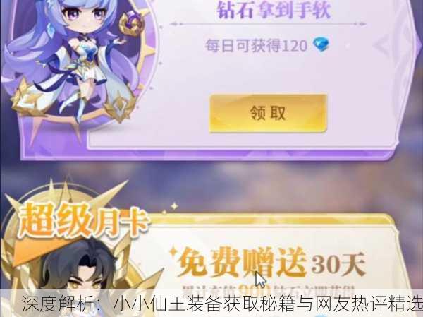 深度解析：小小仙王装备获取秘籍与网友热评精选