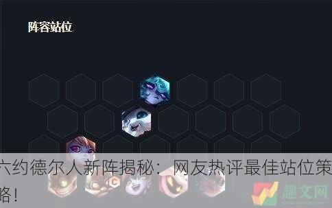 六约德尔人新阵揭秘：网友热评最佳站位策略！