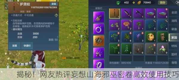 揭秘！网友热评妄想山海邪巫密卷高效使用技巧