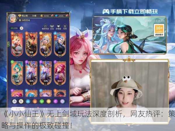 《小小仙王》无上剑域玩法深度剖析，网友热评：策略与操作的极致碰撞！