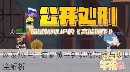 网友热评：猫鼠黄金钥匙赛策略与规则全解析