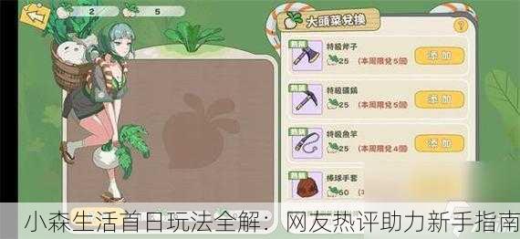 小森生活首日玩法全解：网友热评助力新手指南