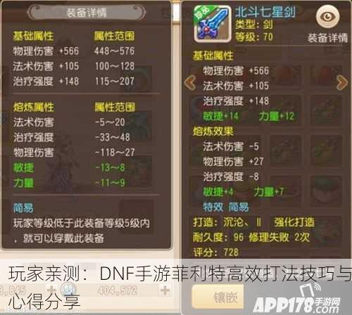 玩家亲测：DNF手游菲利特高效打法技巧与心得分享