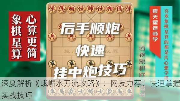 深度解析《峨嵋水刀流攻略》：网友力荐，快速掌握实战技巧