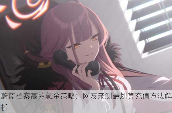 蔚蓝档案高效氪金策略：网友亲测最划算充值方法解析