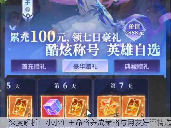 深度解析：小小仙王命格养成策略与网友好评精选