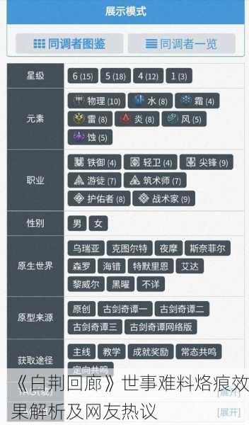 《白荆回廊》世事难料烙痕效果解析及网友热议