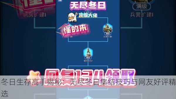 冬日生存高手揭秘：无尽冬日集结技巧与网友好评精选