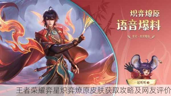 王者荣耀弈星炽弈燎原皮肤获取攻略及网友评价