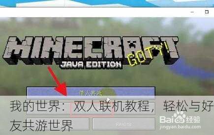 我的世界：双人联机教程，轻松与好友共游世界