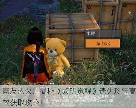 网友热议：揭秘《黎明觉醒》遗失珍宝高效获取攻略！