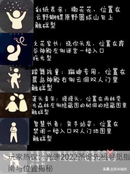 玩家热议：光遇2022圣诞先祖寻觅指南与位置揭秘