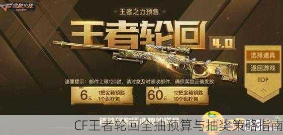 CF王者轮回全抽预算与抽奖策略指南