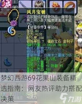 梦幻西游69花果山装备精选指南：网友热评助力搭配决策