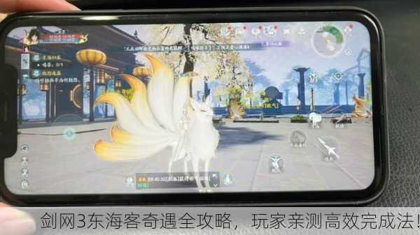 剑网3东海客奇遇全攻略，玩家亲测高效完成法！