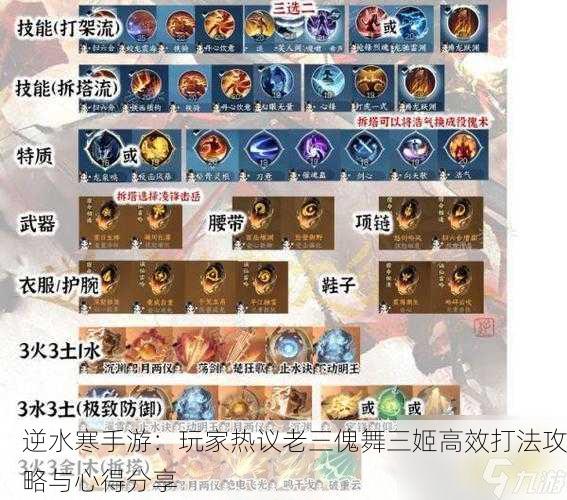 逆水寒手游：玩家热议老三傀舞三姬高效打法攻略与心得分享