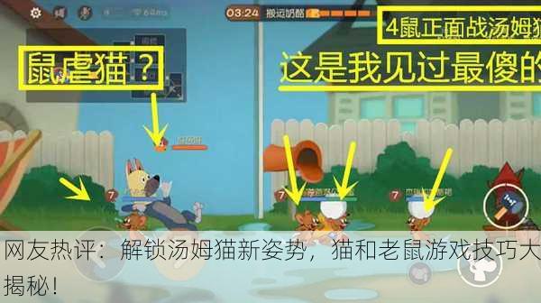 网友热评：解锁汤姆猫新姿势，猫和老鼠游戏技巧大揭秘！