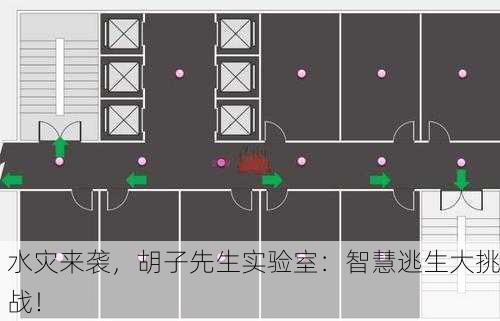 水灾来袭，胡子先生实验室：智慧逃生大挑战！