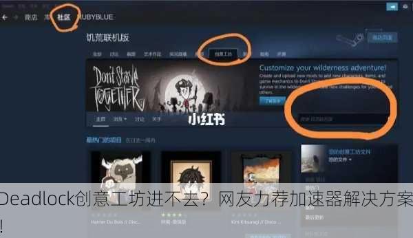 Deadlock创意工坊进不去？网友力荐加速器解决方案！
