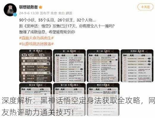 深度解析：黑神话悟空定身法获取全攻略，网友热评助力通关技巧！