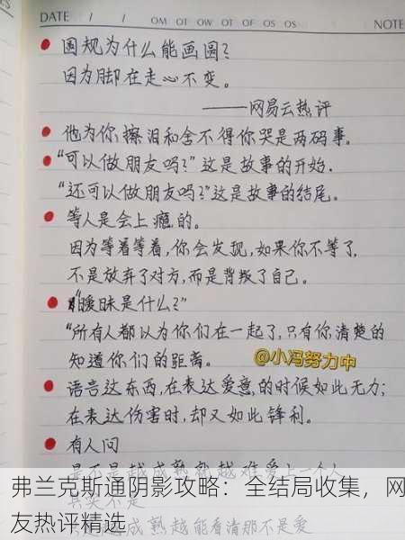 弗兰克斯通阴影攻略：全结局收集，网友热评精选