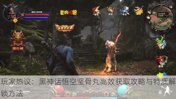 玩家热议：黑神话悟空坚骨丸高效获取攻略与特质解锁方法