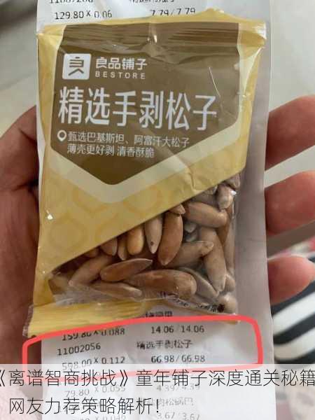《离谱智商挑战》童年铺子深度通关秘籍，网友力荐策略解析！