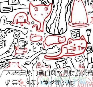 2024年热门黑白风格寻物游戏精选集：网友力荐找茬挑战