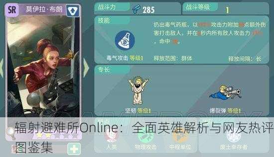 辐射避难所Online：全面英雄解析与网友热评图鉴集