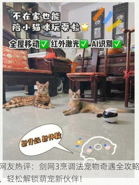 网友热评：剑网3烹调法宠物奇遇全攻略，轻松解锁萌宠新伙伴！