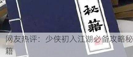 网友热评：少侠初入江湖必备攻略秘籍