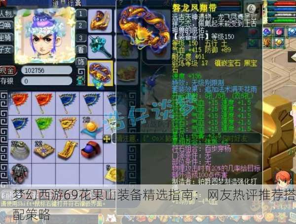 梦幻西游69花果山装备精选指南：网友热评推荐搭配策略
