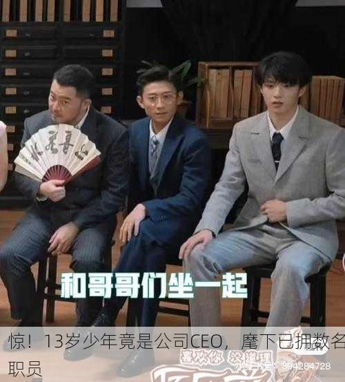 惊！13岁少年竟是公司CEO，麾下已拥数名职员