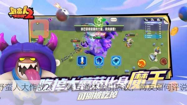 野蛮人大作战2：三端互通体验引热议，网友如何评说？