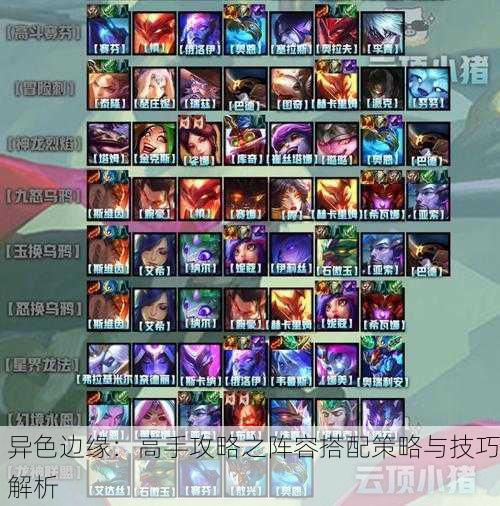 异色边缘：高手攻略之阵容搭配策略与技巧解析