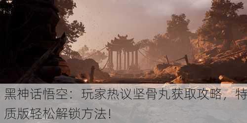 黑神话悟空：玩家热议坚骨丸获取攻略，特质版轻松解锁方法！
