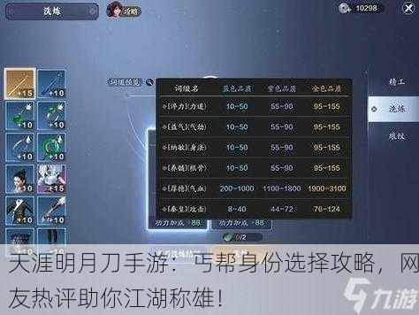 天涯明月刀手游：丐帮身份选择攻略，网友热评助你江湖称雄！